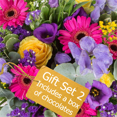 Gift Set 2 - Florist Choice Basket Arrangement